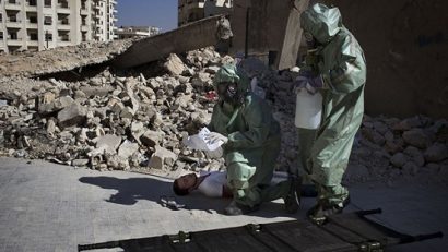  Bộ Quốc phòng Nga cho biết việc quay phim dàn dựng các vụ tấn công hóa học ở Syria đã bắt đầu