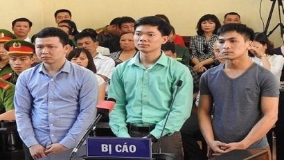  Các bị cáo tại phiên tòa xét xử tháng 5/2018