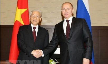 Tổng Bí thư Nguyễn Phú Trọng và Tổng thống Nga V.Putin