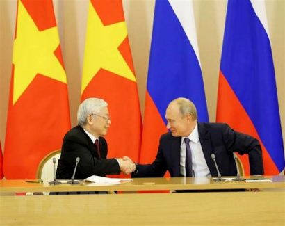  Tổng Bí thư Nguyễn Phú Trọng cùng Tổng thống Liên bang Nga Vladimir Putin gặp gỡ và phát biểu với báo chí sau hội đàm