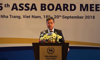 Phó Tổng Giám đốc Trần Đình Liệu phát biểu tại phiên thảo luận