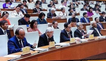 Kỳ họp thứ 6, Quốc hội khóa XIV. Ảnh: H.V