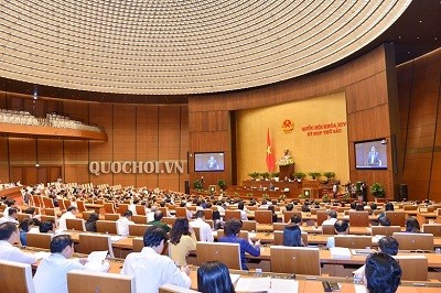  Quốc hội thảo luận tại hội trường.