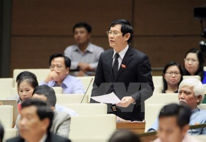 ĐBQH đoàn Quảng Bình Nguyễn Ngọc Phương. Ảnh: TTXVN