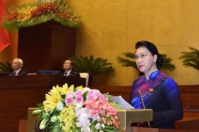 Chủ tịch Quốc hội Nguyễn Thị Kim Ngân: Việc lấy phiếu tín nhiệm là nội dung giám sát đặc biệt quan trọng của Quốc hội đối với những người được lấy phiếu tín nhiệm.