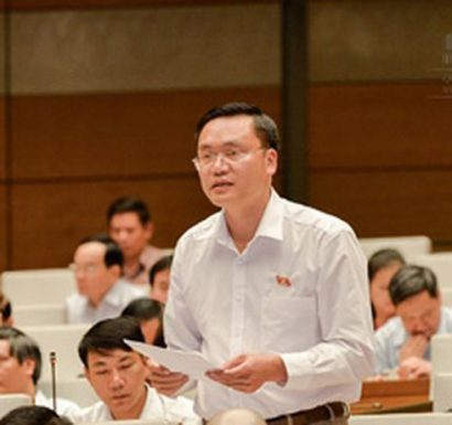 Đại biểu Quàng Văn Hương, đoàn Sơn La.