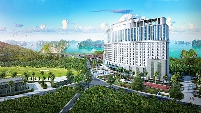 FLC Grand Hotel Halong nằm tại vị trí đắc địa trên đồi Văn Nghệ