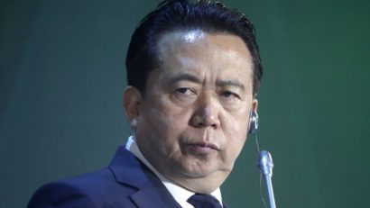 Bộ Công an Trung Quốc cho biết ông Mạnh đang bị giam giữ để điều tra hành vi nhận hối lộ. Ảnh: TNS