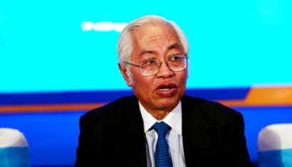 Ông Trần Phương Bình - Tổng giám đốc Ngân hàng Đông Á tại lễ ra mắt hệ thống Auto Banking sáng 2-6 - Ảnh: Quang Định