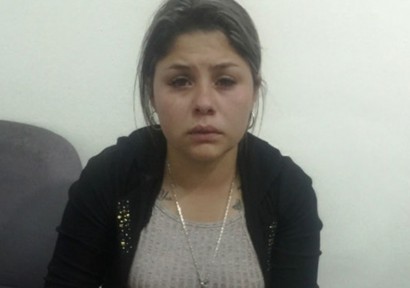 Stephany khi mới bị bắt.