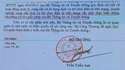  Viện Kiểm sát công bố Công văn của Bộ Công thương