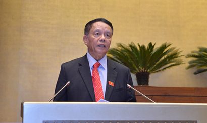 Ủy viên UBTVQH, Chủ nhiệm Ủy ban Quốc phòng và An ninh Võ Trọng Việt Báo cáo giải trình, tiếp thu, chỉnh lý dự thảo Luật Công an nhân dân (sửa đổi)