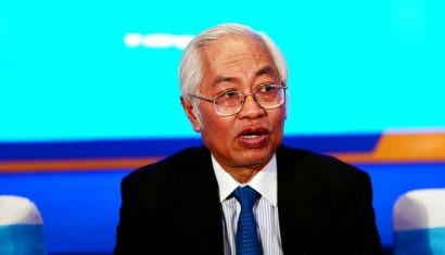 Ông Trần Phương Bình - Tổng giám đốc Ngân hàng Đông Á tại lễ ra mắt hệ thống Auto Banking sáng 2-6 - Ảnh: Quang Định