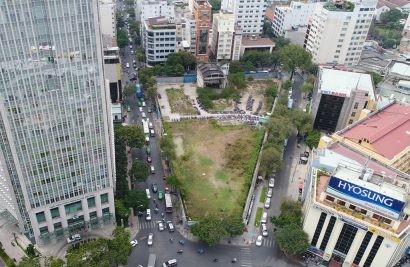  Khu đất vàng của Sabeco đã hoàn toàn về tay tư nhân. Ảnh: Lê Quân/ Zing