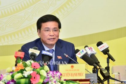  Tổng Thư ký Quốc hội Nguyễn Hạnh Phúc.