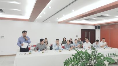 Đồng chí Nguyễn Minh Đức, Vụ trưởng, Vụ Tổ chức - cán bộ, viện KSNDTC phát biểu tại tọa đàm