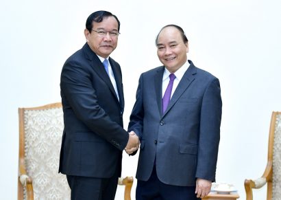  Thủ tướng Nguyễn Xuân Phúc tiếp Phó Thủ tướng, Bộ trưởng Ngoại giao và Hợp tác quốc tế Campuchia Prak Sokhonn
