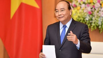 Thủ tướng Nguyễn Xuân Phúc phát biểu tại cuộc gặp mặt