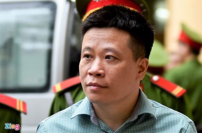  Hà Văn Thắm tại phiên tòa xét xử đại án Oceanbank. Ảnh: Việt Hùng/Zing.