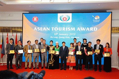 Việt Nam đã giành 15 giải tại lễ trao Giải thưởng du lịch ASEAN 2019 