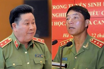 Ông Bùi Văn Thành và ông Trần Việt Tân. Ảnh: Kiến Thức