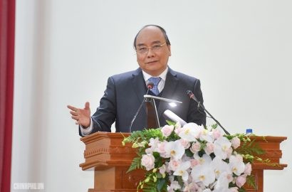  Thủ tướng phát biểu tại Hội nghị (ảnh: VGP/Quang Hiếu).