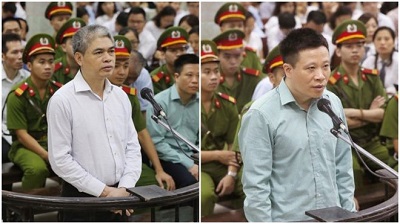  Hà Văn Thắm và Nguyễn Xuân Sơn đã gây thiệt hại hàng trăm tỉ đồng cho Oceanbank.