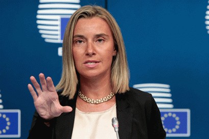  Bà Federica Mogherini - đại diện cấp cao của EU về ngoại giao và an ninh 