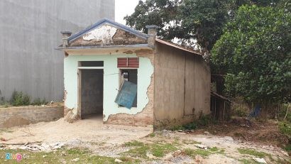  Căn nhà Hoang, nơi Hùng điều nạn nhân mang gà đến chiều 30 Tết. Ảnh: Bá Chiêm.