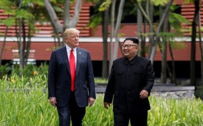 Tổng thống Mỹ Donald Trump và nhà lãnh đạo Triều Tiên Kim Jong-un (Ảnh: Reuters).