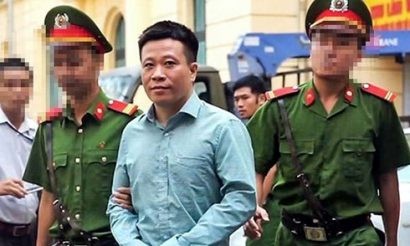 Bị cáo Hà Văn Thắm và đồng phạm tại phiên xét xử sơ thẩm.