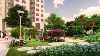 Không gian sống xanh lý tưởng tại Anland Premium