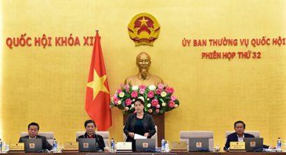  Chủ tịch Quốc hội Nguyễn Thị Kim Ngân phát biểu bế mạc Phiên họp thứ Ba mươi hai của Ủy ban Thường vụ Quốc hội