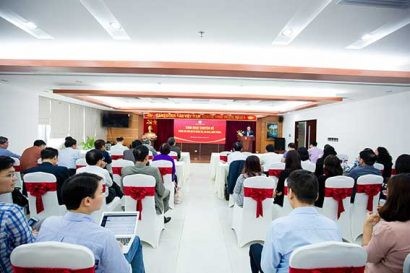  Toàn cảnh buồi sinh hoạt chuyên đề. Ảnh: Hữu Thắng