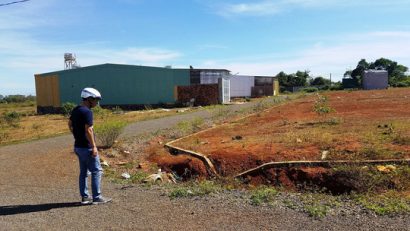 Một diện tích đất được các tổ chức, cá nhân phân lô bán đất nền trái phép làm phá vỡ quy hoạch TP Pleiku