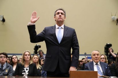  Cựu luật sư riêng của Tổng thống Mỹ Donald Trump, ông Michael Cohen, đã có phiên điều trần trước Quốc hội. Ảnh: Getty Images
