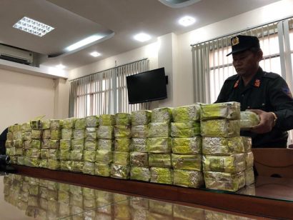 300 kg ma túy đá được thu giữ trong chuyên án tại Q.Bình Tân (TP.HCM) ẢNH CÔNG AN CUNG CẤP