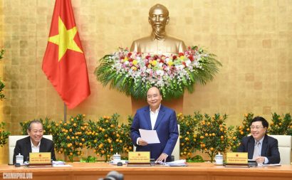  Thủ tướng Nguyễn Xuân Phúc chủ trì phiên họp Chính phủ thường kỳ đầu tiên của năm 2019 (ngày 31/1/2019)