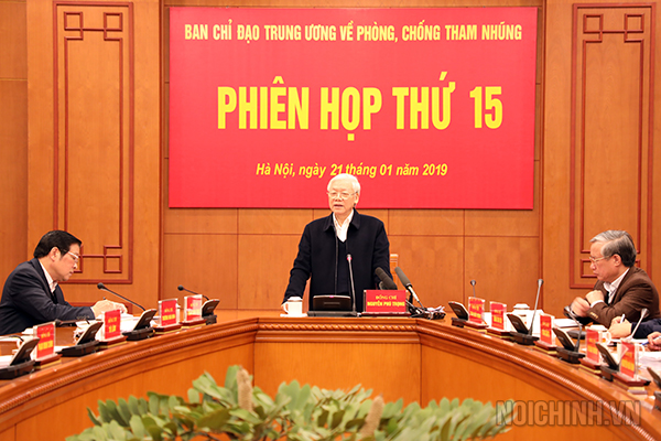 Tổng Bí thư, Chủ tịch nước Nguyễn Phú Trọng gặp mặt thân mật đại diện Đoàn Chủ tịch Ủy ban T.Ư MTTQ Việt Nam.
