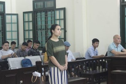  Bị cáo Nguyễn Thị Vân tại phiên tòa sơ thẩm ngày 10/4 vừa qua
