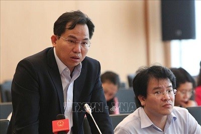  Thứ trưởng Bộ Kế hoạch và Đầu tư Lê Quang Mạnh phát biểu tiếp thu ý kiến của các đại biểu. 