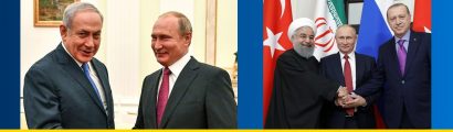  Tổng thống Putin và các nhà lãnh đạo Israel, Iran, Thổ Nhĩ Kỳ