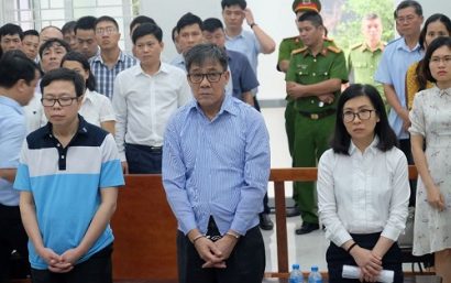  Các bị cáo tại phiên tòa xét xử. Ảnh: Pháp luật Việt Nam