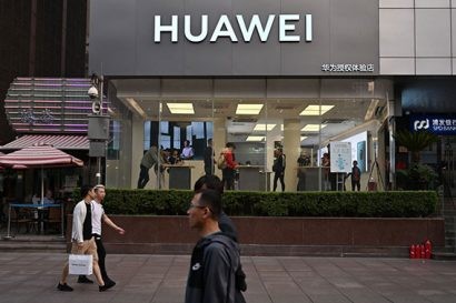  Một cửa hàng của Huawei ở Thượng Hải, Trung Quốc ngày 10/5/2019. Ảnh: AFP/TTXVN