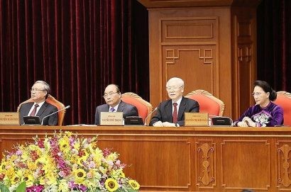  Sáng 16/5, Hội nghị lần thứ 10 Ban Chấp hành Trung ương Đảng Khóa XII đã khai mạc trọng thể tại Thủ đô Hà Nội. (ảnh TTXVN)