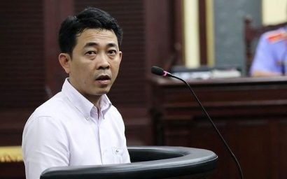  Bị cáo Nguyễn Minh Hùng tại phiên toà trước đó.