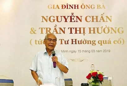  Ông Nguyễn Chấn tại cuộc họp báo.