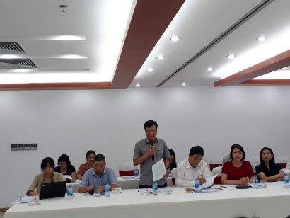 Luật gia Nguyễn Minh Đức, đại diện Viện Kiểm sát Nhân dân tối cao phát biểu 