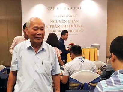 Ông Nguyễn Chấn trong cuộc họp báo gần đây. Ảnh: CT 