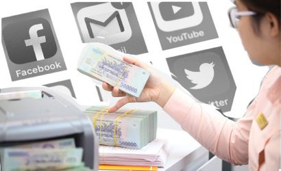 Không kiểm soát được dòng tiền từ YouTube, Google, Facebook... qua các ngân hàng, khó thu được thuế /// Ảnh: Ngọc Thắng - Shutterstock